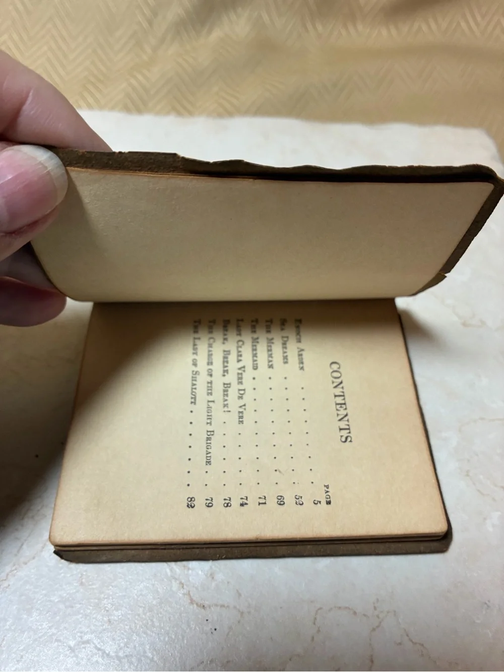 2 Antique Pocket Poetry Books -
